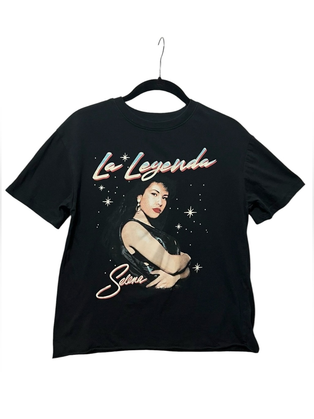 Selena Quintanilla La Leyenda Crop Official Merchandise Graphic T-Shirt Sz S